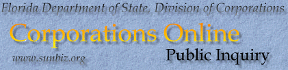 Division of Corporations - Public Access